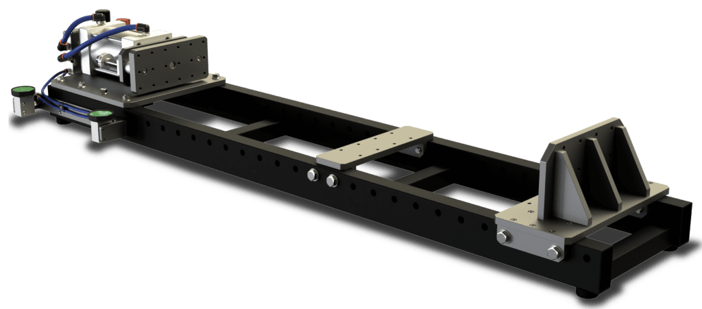 horizontal assembly shop press pneumatic configuration